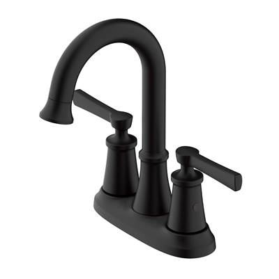 Gerber Plumbing D307079BS - Northerly 2H Centerset Lavatory Faucet W/ 50/50 Touch Down Drain 1.2Gpm Satin Black