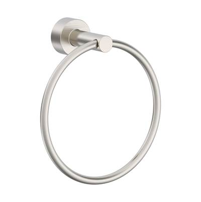 Gerber Plumbing D446158BN - Parma Towel Ring Round Brushed Nickel