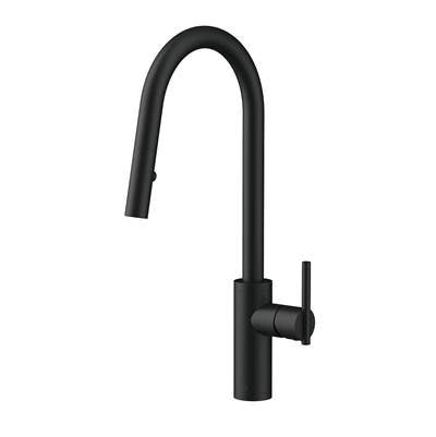 Gerber Plumbing D454058BS - Parma Cafe Pull-Down Kitchen Faucet W/ Snapback Retraction 1.75Gpm Satin Black