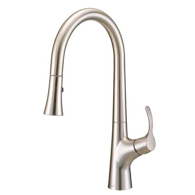 Gerber Plumbing D454422SS - Antioch 1H Pull-Down Kitchen Faucet W/ Snapback 1.75Gpm Stainless Steel