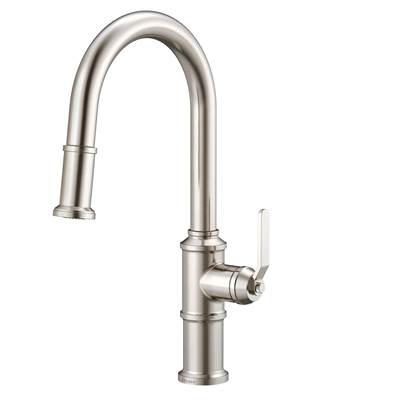 Gerber Plumbing D454437SS - Kinzie 1H Pull-Down Kitchen Faucet W/ Snapback Retraction 1.75Gpm Stainless Steel