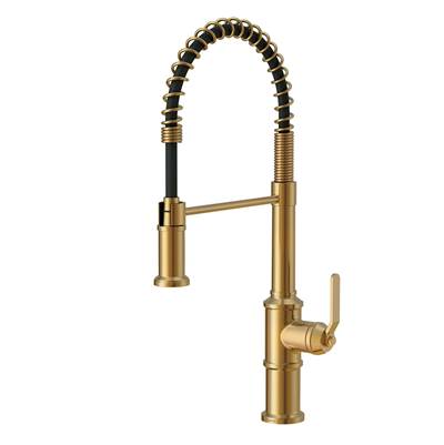 Gerber Plumbing D455237BB - Kinzie 1H Pre-Rinse Kitchen Faucet 1.75Gpm Brushed Bronze