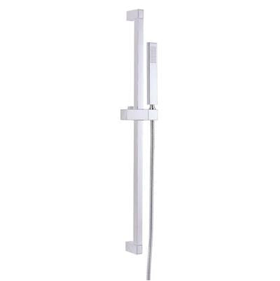 Gerber Plumbing D462726 - Versa Square 30'' Slide Bar Assembly W/ Single Function Rectangular Handshower 1.75Gpm Chrome