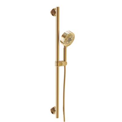 Gerber Plumbing D461758BB - Versa 30'' Slide Bar Assembly W/ Parma 5 Function Handshower 1.75Gpm Brushed Bronze