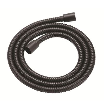Gerber Plumbing D469020BS - 72'' All Metal Interlock Shower Hose W/ Brass Conicals Satin Black