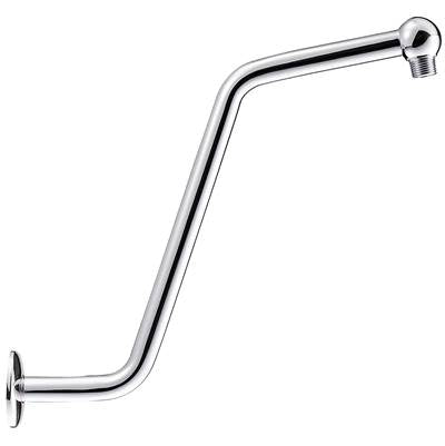 Gerber Plumbing D481116 - 13'' S Shaped Showerarm W/ Escutcheon Chrome