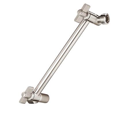 Gerber Plumbing D481150BN - 9'' Adjustable Showerarm W/ Escutcheon Brushed Nickel