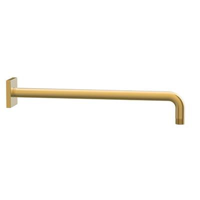 Gerber Plumbing D481427BB - 15'' Showerarm W/ Square Escutcheon Brushed Bronze