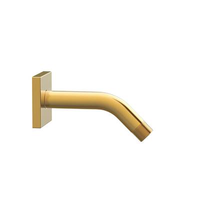 Gerber Plumbing D481436BB - 6'' Showerarm W/ Square Escutcheon Brushed Bronze