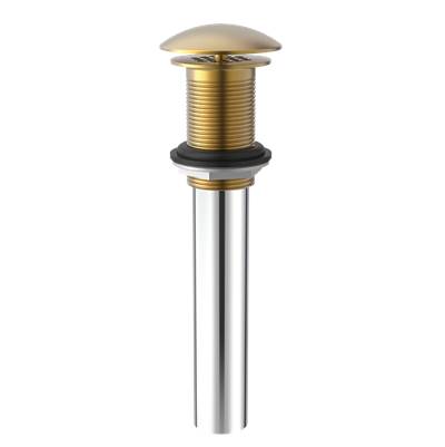 Gerber Plumbing D495082BB - 1 1/4'' Drain Without Overflow With Cover & Grid Strainer Brushed Bronze