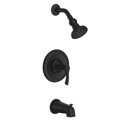 Gerber Plumbing D500122BSTC - Antioch 1H Tub & Shower Trim Kit W/ Diverter On Spout & Treysta Cartridge 1.75Gpm Satin Black