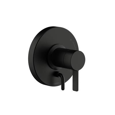 Gerber Plumbing D500430BSTC - Amalfi 1H Valve Only Trim Kit & Treysta Cartridge With Diverter On Valve Satin Black