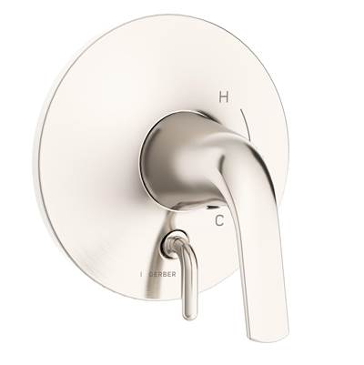 Gerber Plumbing D500434BNTC - Lemora 1H Valve Only Trim Kit & Treysta Cartridge With Diverter On Valve Brushed Nickel
