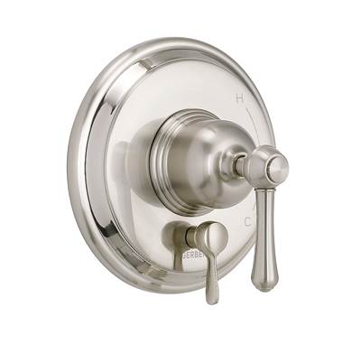 Gerber Plumbing D500457BNTC - Opulence 1H Pressure Balance Trim Kit & Treysta Cartridge For Valve Only W/ Diverter On Valve Brushed Nickel