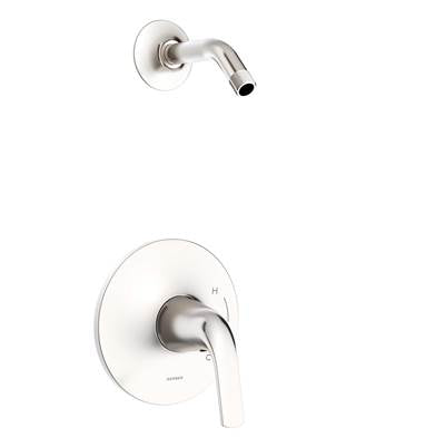 Gerber Plumbing D500534LSBNTC - Lemora 1H Shower Only Trim Kit & Treysta Cartridge Less Showerhead Brushed Nickel