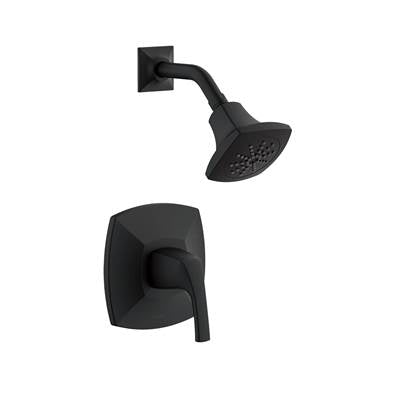 Gerber Plumbing D501518BSTC - Vaughn 1H Shower Only Trim Kit & Treysta Cartridge 1.75Gpm Satin Black