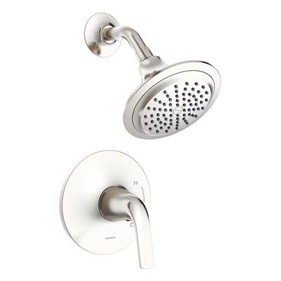 Gerber Plumbing D501534BNTC - Lemora 1H Shower Only Trim Kit & Treysta Cartridge 1.75Gpm Brushed Nickel