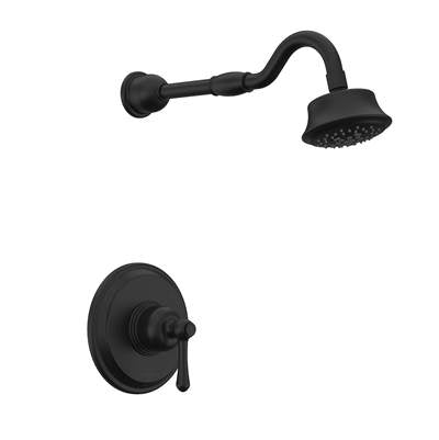 Gerber Plumbing D501557BSTC - Opulence 1H Shower Only Trim Kit & Treysta Cartridge W/ 5 Function Showerhead 1.75Gpm Satin Black
