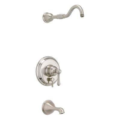 Gerber Plumbing D502157LSBNTC - Opulence 1H Tub & Shower Trim Kit & Treysta Cartridge W/ Diverter On Valve Less Showerhead Brushed Nickel
