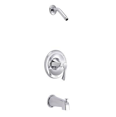 Gerber Plumbing D510022LSTC - Antioch 1H Tub & Shower Trim Kit & Treysta Cartridge W/ Diverter On Spout Less Showerhead Chrome