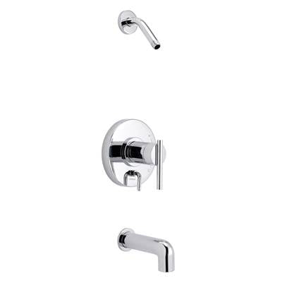 Gerber Plumbing D510058LSTC - Parma 1H Tub & Shower Trim Kit & Treysta Cartridge W/ Diverter On Valve Less Showerhead Chrome