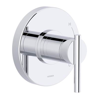 Gerber Plumbing D510458TC - Parma 1H Pressure Balance Trim Kit & Treysta Cartridge For Valve Only Chrome
