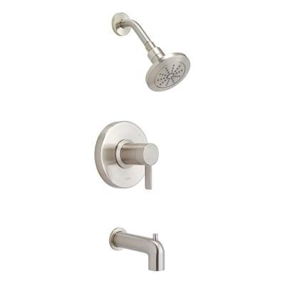 Gerber Plumbing D511030BNTC - Amalfi 1H Tub & Shower Trim Kit W/Diverter On Spout & Treysta Cartridge 1.75Gpm Brushed Nickel