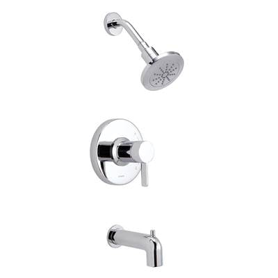 Gerber Plumbing D511030TC - Amalfi 1H Tub & Shower Trim Kit W/ Diverter On Spout & Treysta Cartridge 1.75Gpm Chrome