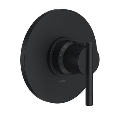 Gerber Plumbing D562058BST - Parma 1H 3/4'' Thermostatic Valve Trim Kit Satin Black