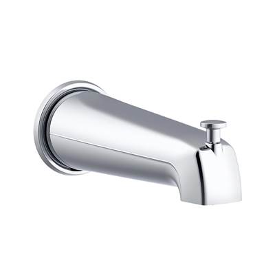 Gerber Plumbing D606425 - 8'' Wall Mount Tub Spout With Diverter Chrome