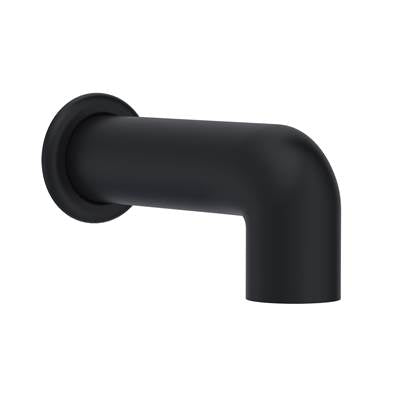 Gerber Plumbing D606558BS - Parma 6 1/2'' Wall Mount Tub Spout Without Diverter Satin Black