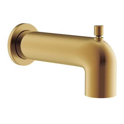 Gerber Plumbing DA666934BB - Parma Wall Mount Tub Spout With Diverter Brushed Bronze