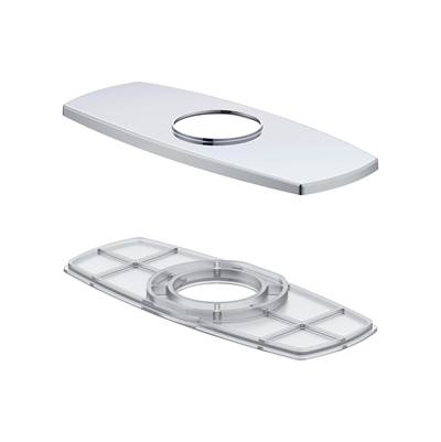 Gerber Plumbing DA667B57 - Soft Square Cover Plate Assembly For 4'' Centerset Lavatory Faucet Chrome