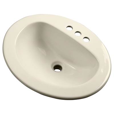 Gerber Plumbing G001283409CH - Maxwell S-Rim Lav 20''X17''Oval 4''Cc In Trapezoid Carton Biscuit