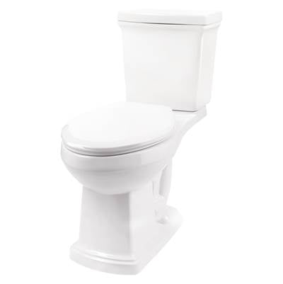 Gerber Plumbing G0020181 - Hinsdale 1.28Gpf Ada El 12'' Ri Combo: G0021181 Bowl W/ G0028181 Tank White