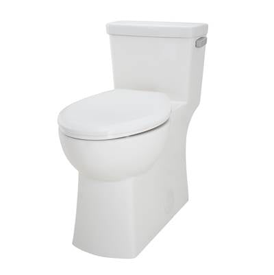 Gerber Plumbing G0021187CT97 - Burr Ridge 1.28Gpf Ada El 1Pc Ct Toilet 12'' Rough-In Right Hand Lever White