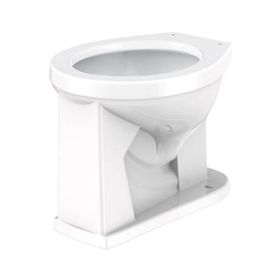 Gerber Plumbing G002564231 - 1.1/1.28/1.6Gpf Round Front Floor Mounted Back Spud Bowl 1-1/2'' Spud 10'' Rough-In White