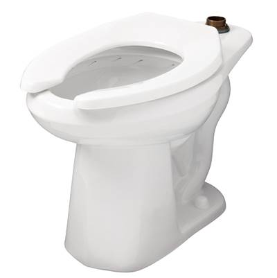 Gerber Plumbing G0025733 - North Point 1.28/1.6Gpf Ada Elongated Floor Mounted Top Spud Bowl 10'' Rough-In White
