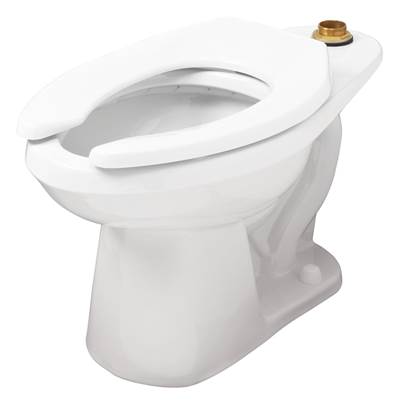 Gerber Plumbing G0025833 - North Point 1.1/1.28/1.6Gpf Elongated Floor Mounted Top Spud Bowl 10'' Rough-In White