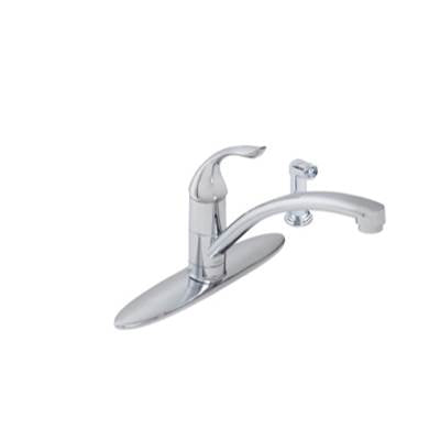 Gerber Plumbing G0040012 - Viper 1H Kitchen Faucet W/ Spray & Deck Plate 1.75Gpm Aeration/2.2Gpm Spray Chrome
