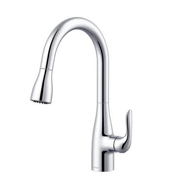 Gerber Plumbing G0040164 - Viper 1H Pull-Down Kitchen Faucet W/ Deck Plate 1.75Gpm Chrome