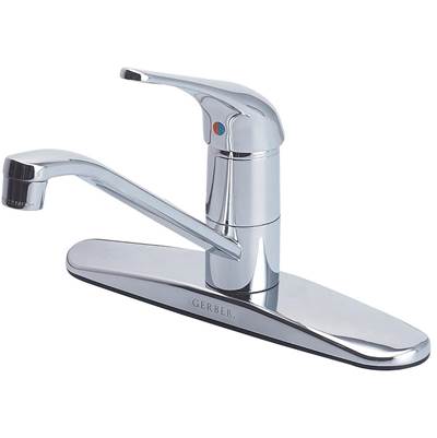 Gerber Plumbing G0040210 - Maxwell 1H Kitchen Faucet W/Out Spray 1.75Gpm Chrome