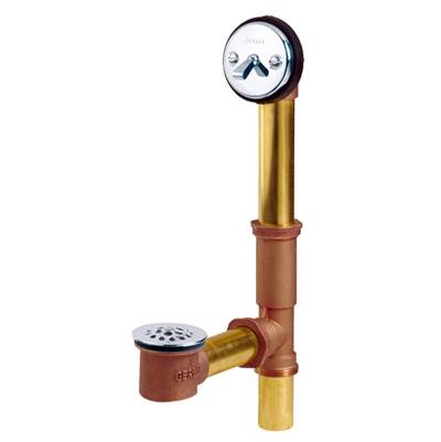 Gerber Plumbing G004181276 - Gerber Classics Trip Lever Drain For Standard Tub With Retaining Ring Chrome