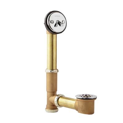 Gerber Plumbing G004181871 - Gerber Classics Trip Lever 20 Gauge Drain For Standard Tub With Philadelphia Trap Chrome