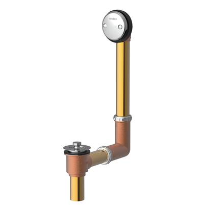 Gerber Plumbing G0041856 - Gerber Classics Lift & Turn 20 Gauge Drain In Shoe For Standard Tub Chrome