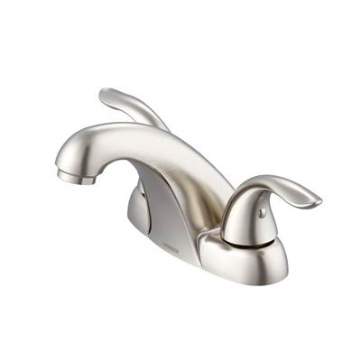 Gerber Plumbing G0043010BN - Viper 2H Centerset Lavatory Faucet W/ 50/50 Touch Down Drain 1.2Gpm Brushed Nickel