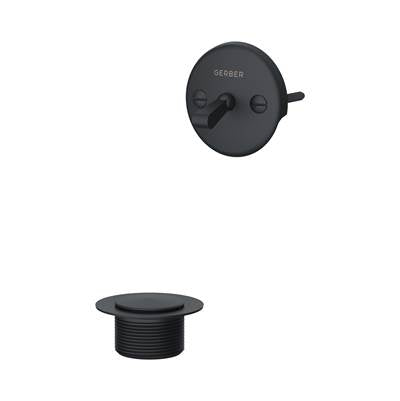 Gerber Plumbing G0086853BS - Gerber Classics Pop-Up Drain Trim Kit Satin Black