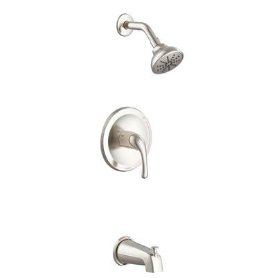 Gerber Plumbing G00G9317BNTC - Maxwell 1H Tub & Shower Trim Kit & Treysta Cartridge W/Diverter On Spout 1.75Gpm Brushed Nickel