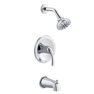Gerber Plumbing G00G9317TC - Maxwell 1H Tub & Shower Trim Kit & Treysta Cartridge W/Diverter On Spout 1.75Gpm Chrome