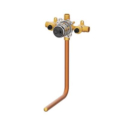 Gerber Plumbing G00GS505ST - Treysta Tub & Shower Valve- Horizontal Inputs With Stops With Stub-Out - Ips/Sweat